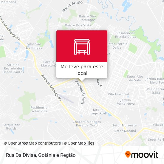 Rua Da Divisa mapa