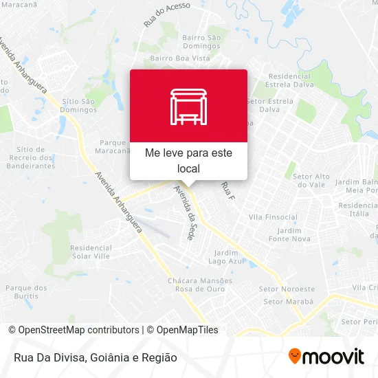Rua Da Divisa mapa