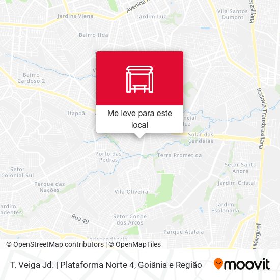 T. Veiga Jd. | Plataforma Norte 4 mapa