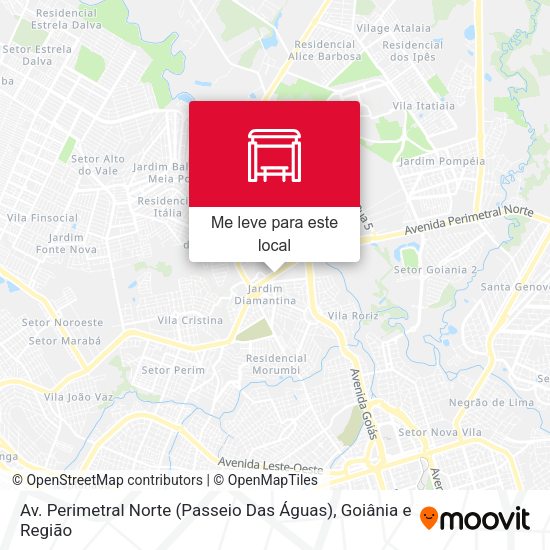 Av. Perimetral Norte (Passeio Das Águas) mapa