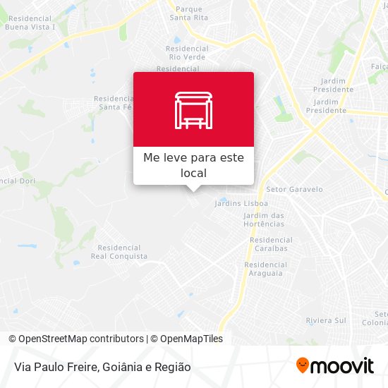 Via Paulo Freire mapa