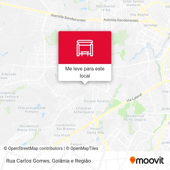 Rua Carlos Gomes mapa