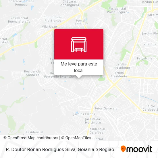 R. Doutor Ronan Rodrigues Silva mapa