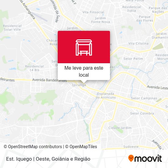 Est. Iquego | Oeste mapa