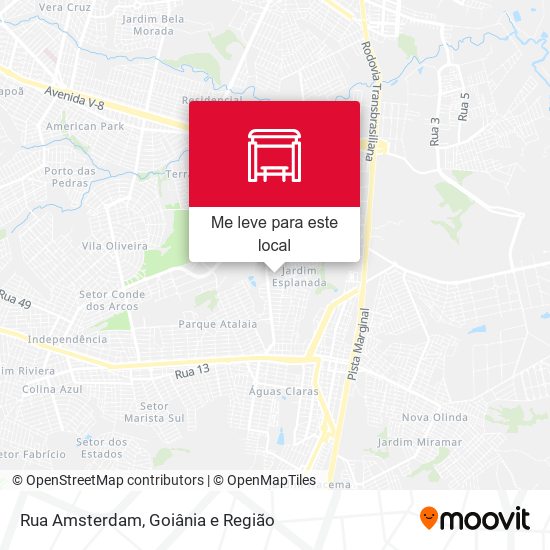 Rua Amsterdam mapa