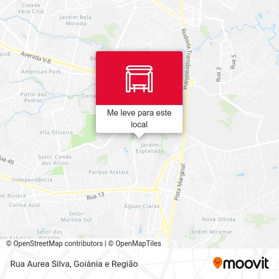 Rua Aurea Silva mapa