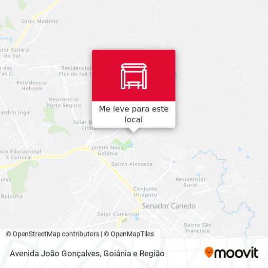 Avenida João Gonçalves mapa