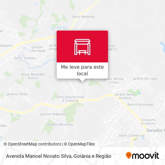 Avenida Manoel Novato Silva mapa