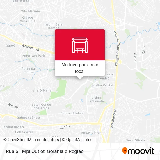 Rua 6 | Mpl Outlet mapa