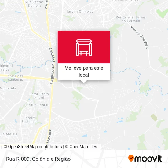 Rua R-009 mapa