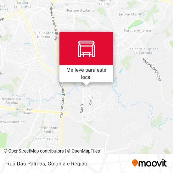 Rua Das Palmas mapa