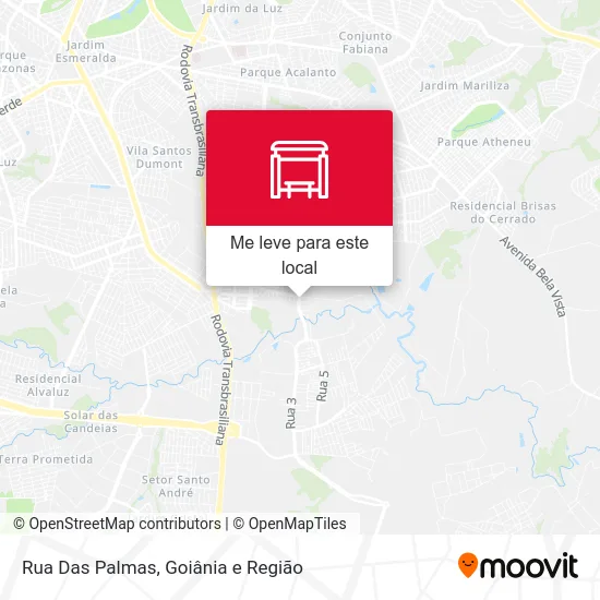 Rua Das Palmas mapa