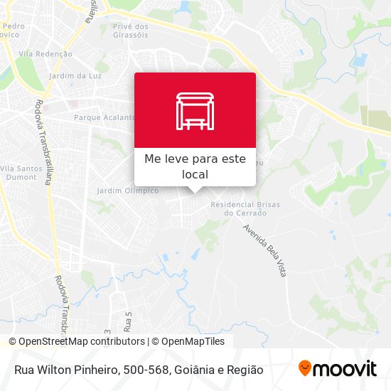Rua Wilton Pinheiro, 500-568 mapa