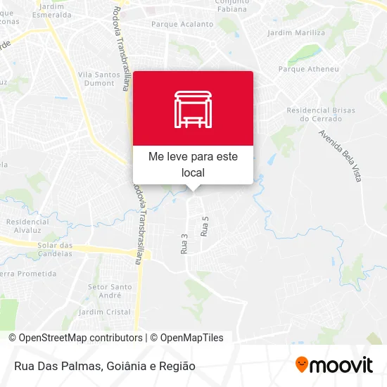 Rua Das Palmas mapa