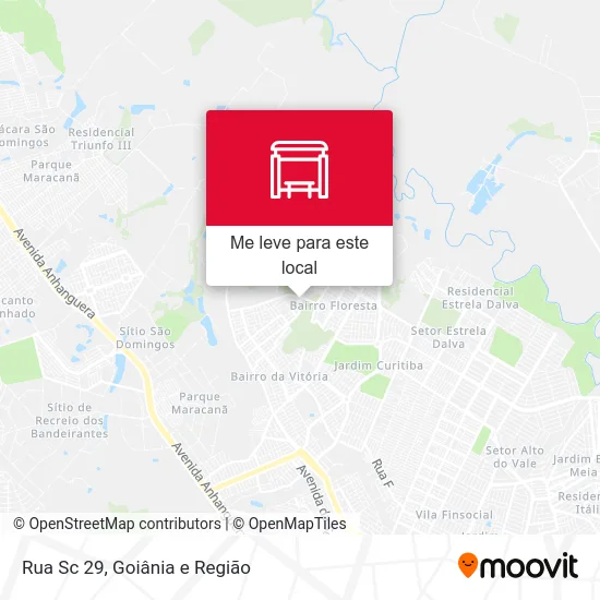 Rua Sc 29 mapa