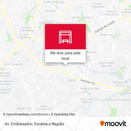 Av. Embaixador mapa