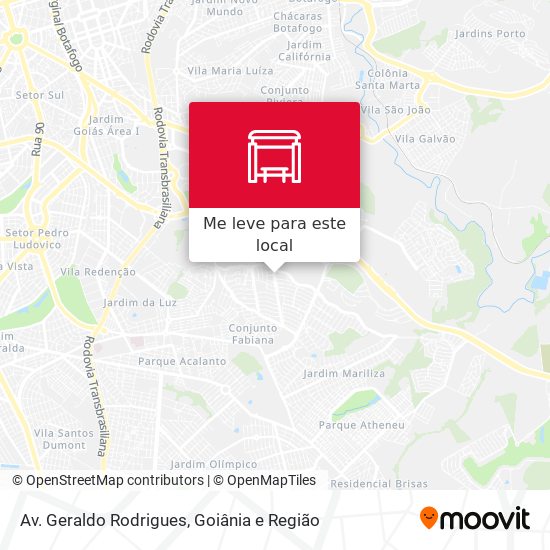 Av. Geraldo Rodrigues mapa