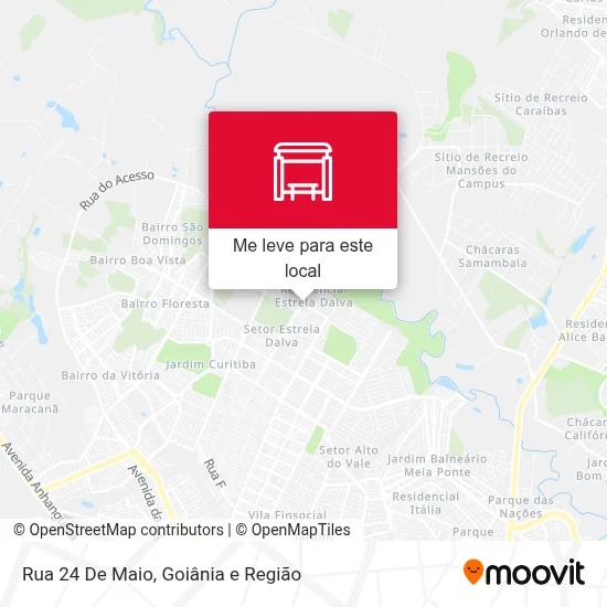 Rua 24 De Maio mapa