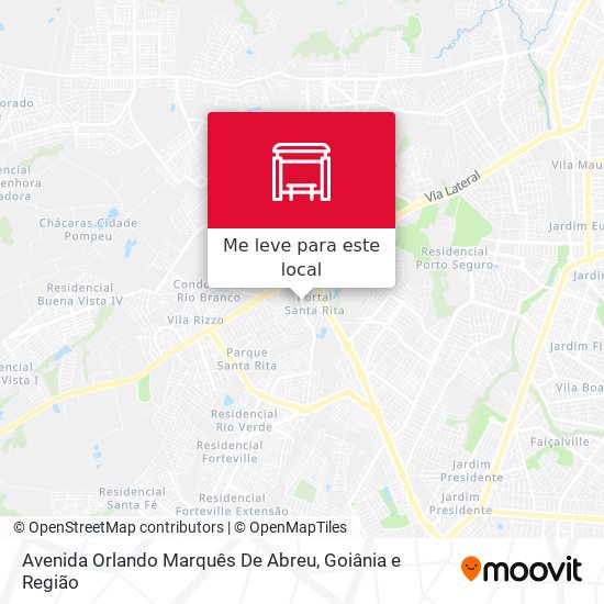 Avenida Orlando Marquês De Abreu mapa