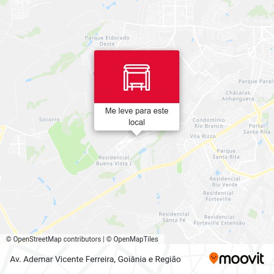 Av. Ademar Vicente Ferreira mapa