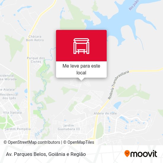 Av. Parques Belos mapa