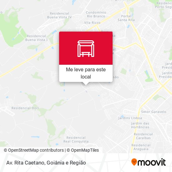 Av. Rita Caetano mapa