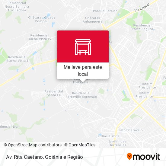 Av. Rita Caetano mapa