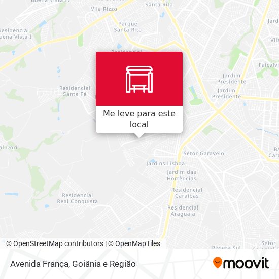 Avenida França mapa