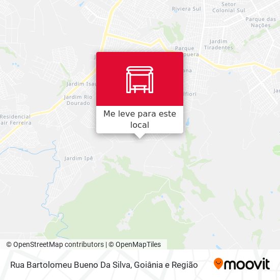 Rua Bartolomeu Bueno Da Silva mapa