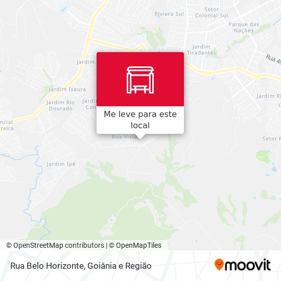 Rua Belo Horizonte mapa