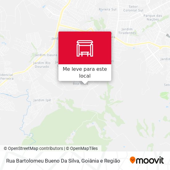Rua Bartolomeu Bueno Da Silva mapa