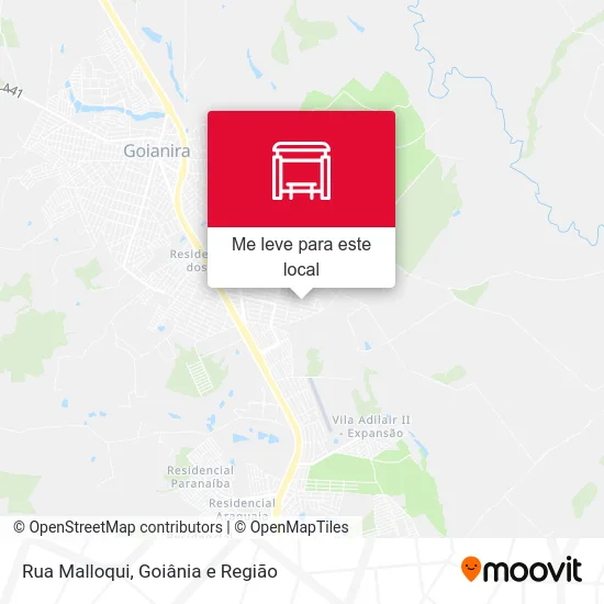 Rua Malloqui mapa