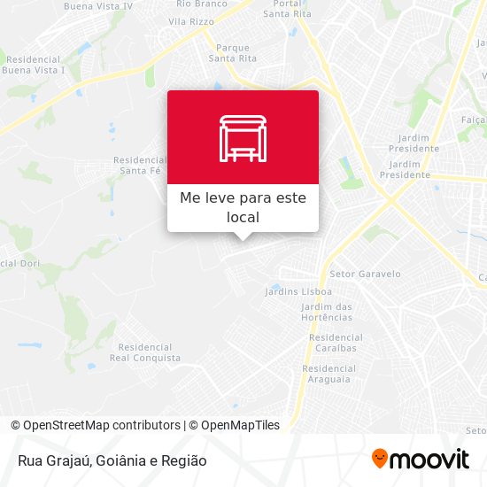 Rua Grajaú mapa