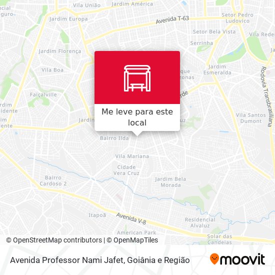 Avenida Professor Nami Jafet mapa