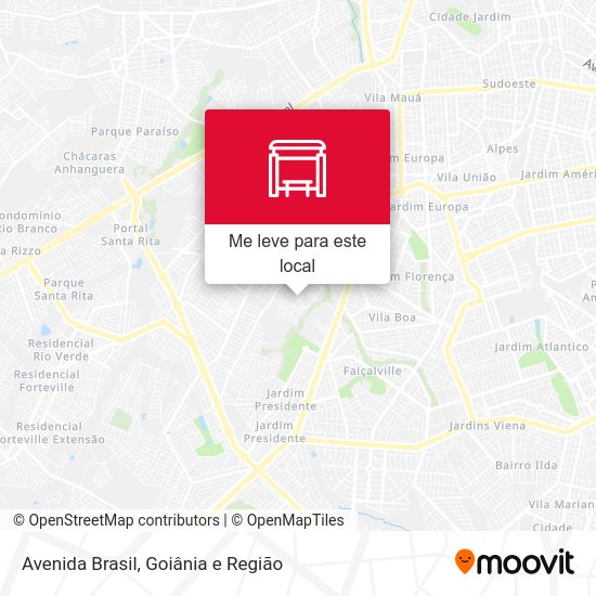 Avenida Brasil mapa