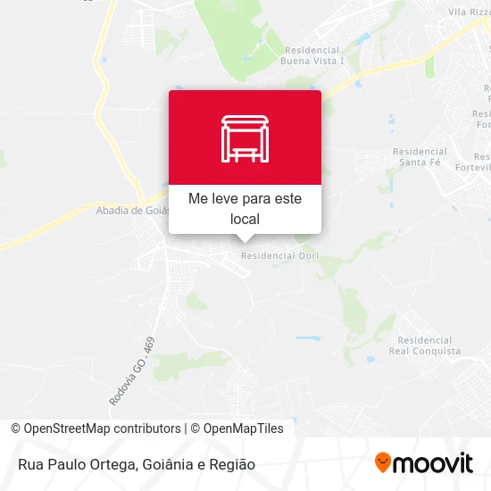 Rua Paulo Ortega mapa