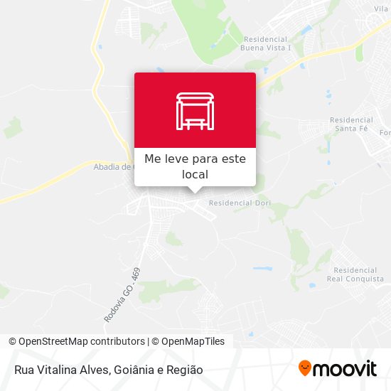 Rua Vitalina Alves mapa