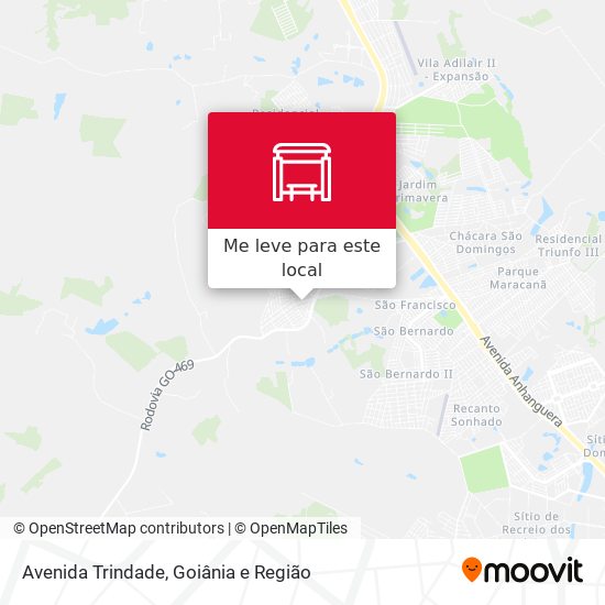 Avenida Trindade mapa