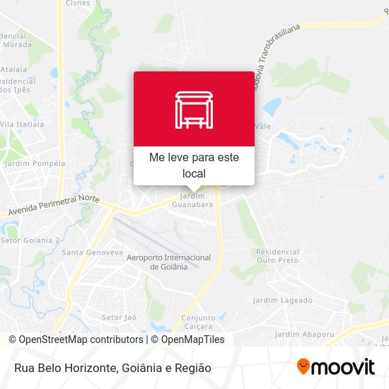 Rua Belo Horizonte mapa
