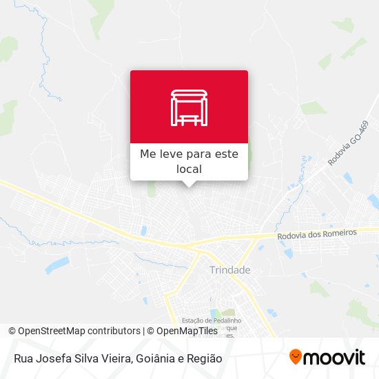 Rua Josefa Silva Vieira mapa