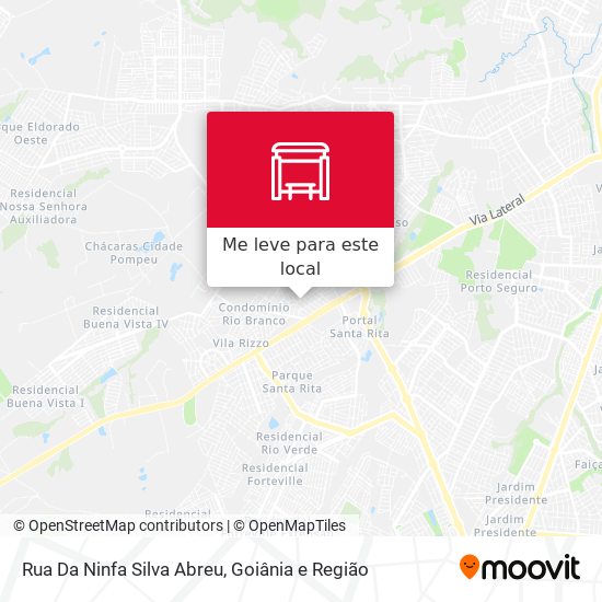 Rua Da Ninfa Silva Abreu mapa