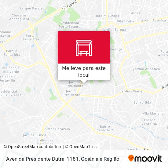 Avenida Presidente Dutra, 1181 mapa