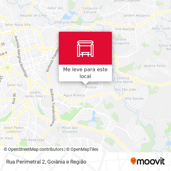 Rua Perimetral 2 mapa