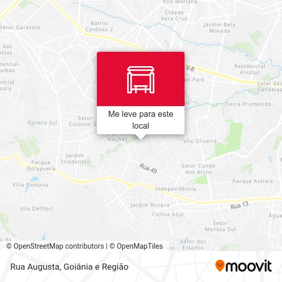 Rua Augusta mapa