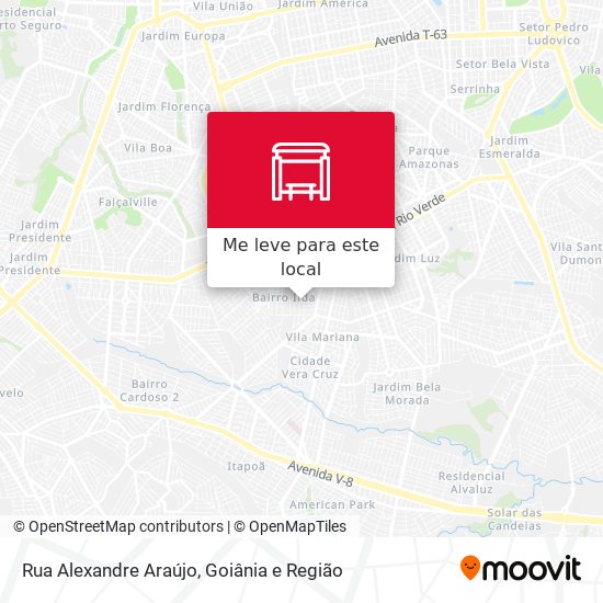 Rua Alexandre Araújo mapa