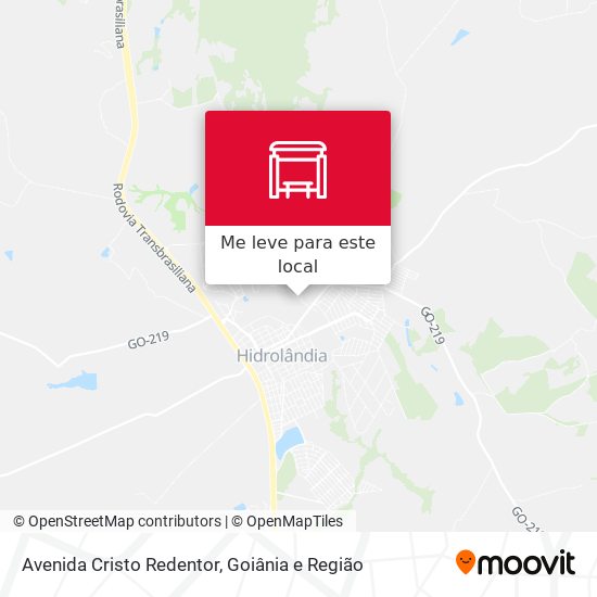 Avenida Cristo Redentor mapa
