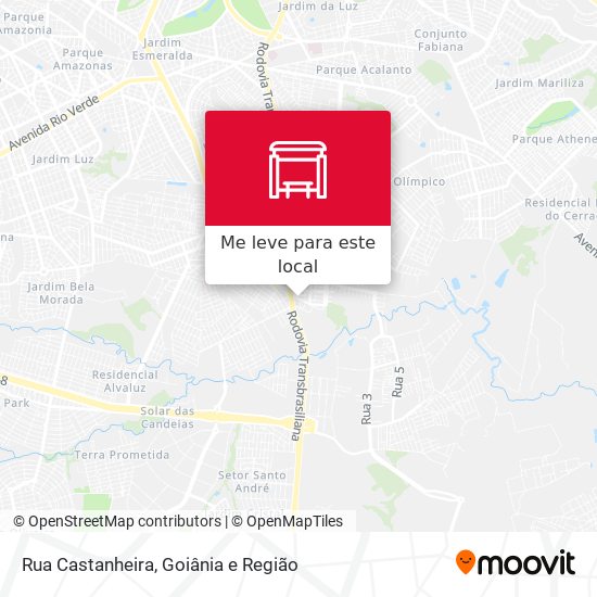 Rua Castanheira mapa