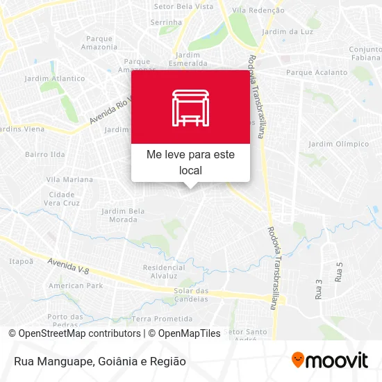 Rua Manguape mapa