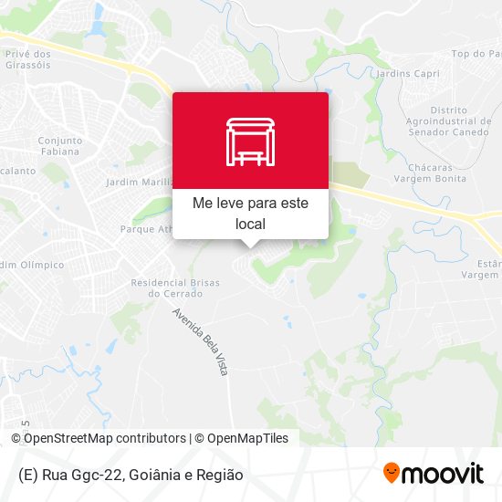 (E) Rua Ggc-22 mapa