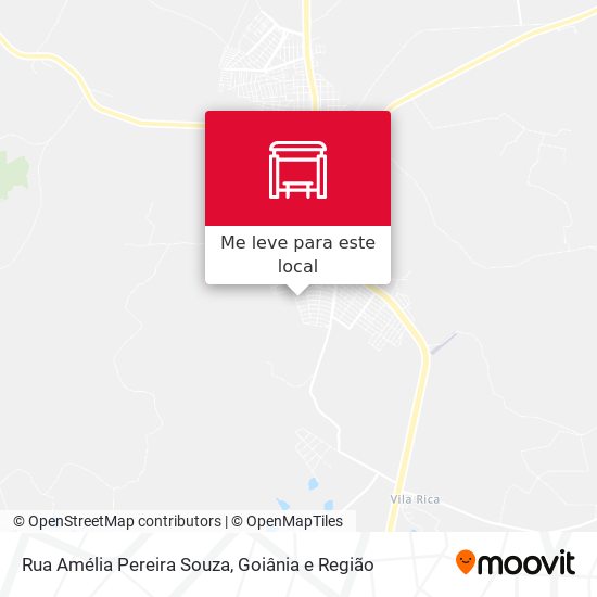 Rua Amélia Pereira Souza mapa